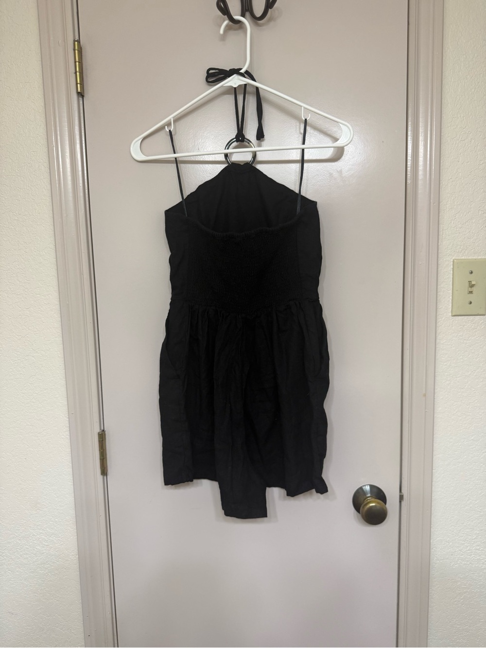 Old Navy Black Halter Romper - Picture 2 of 3